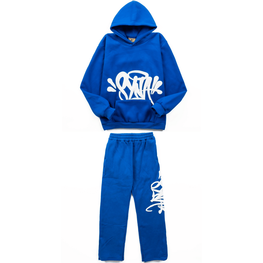 Syna Monogram Blue Tracksuit - Nov - ell - fas - ion