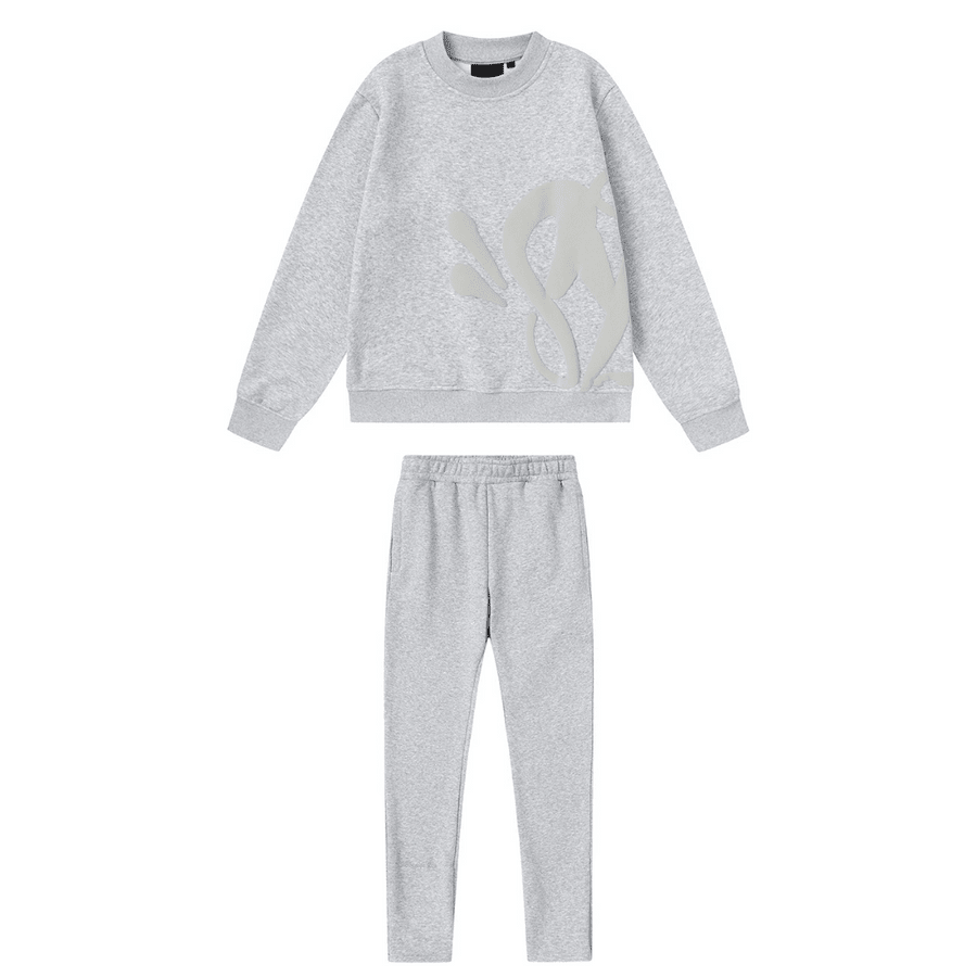 Syna Monogram Grey Tracksuit - Nov - ell - fas - ion